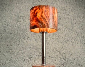 Onyx Marble Lamp for Home Decor, Table Lampshade, Handmade Christmas Gift, Custom Housewarming Gift