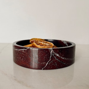 Unique Serving Bowl, Handmade Marble Bowl, Multipurpose Bowl, Coffe Table Decor, Decorative Plate, Housewarming Gift, Christmas Gift
