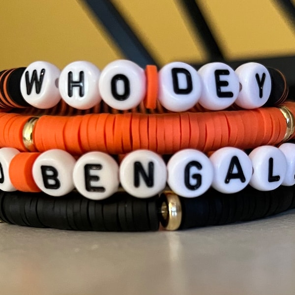 Cincinnati Bengals Stack Bracelet