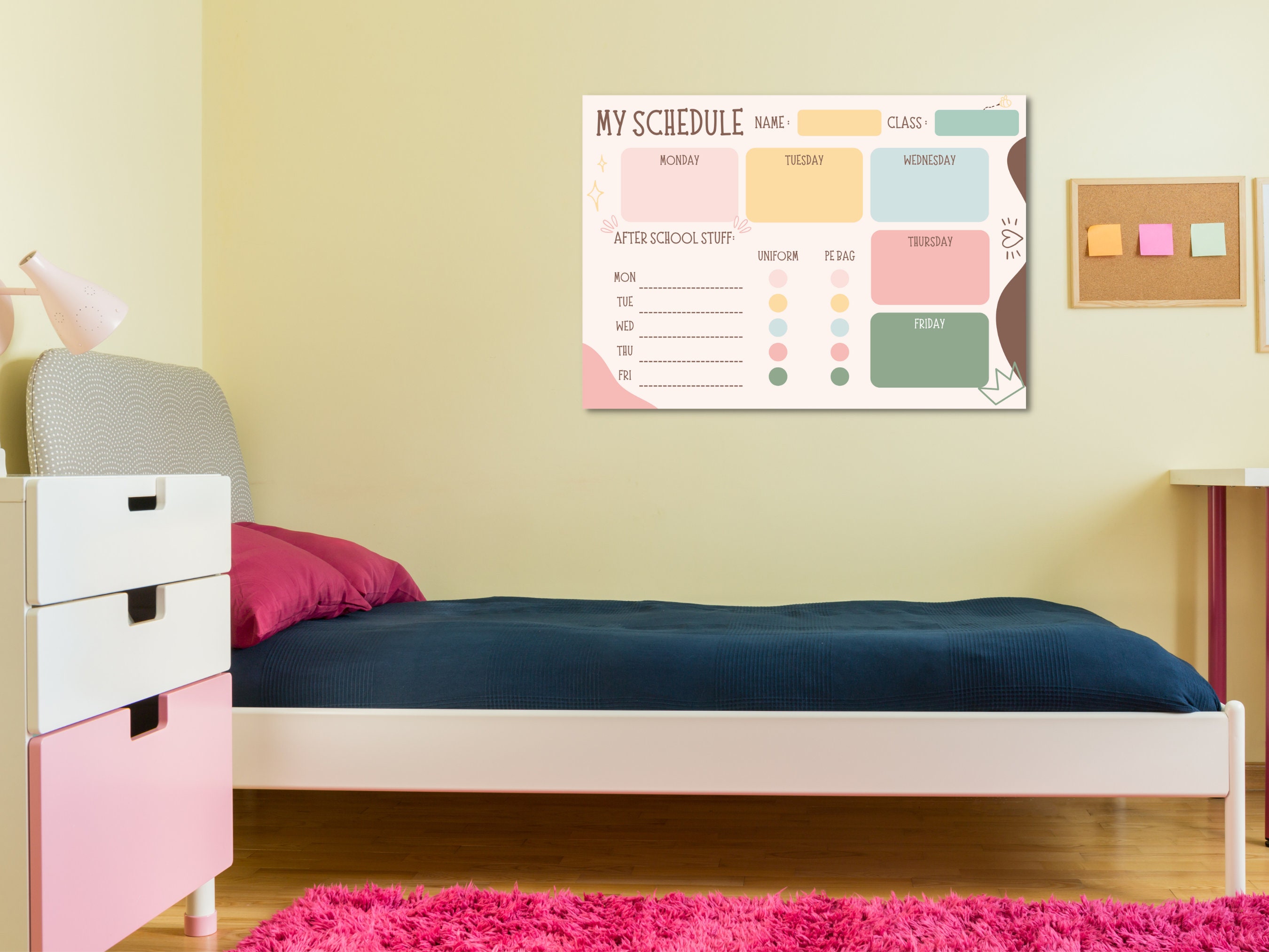 Ultimate Printable Timetable Bundle for School College Etsy UK