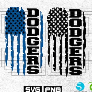Dodgers Baseball Svg File