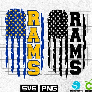 Rams Football Svg File
