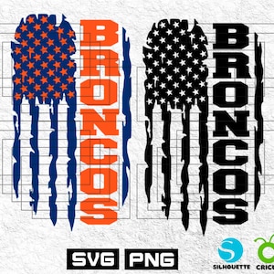 Broncos Football Svg File