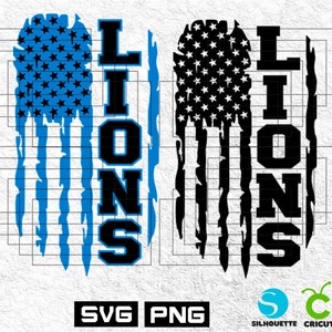 Lions Football Svg File
