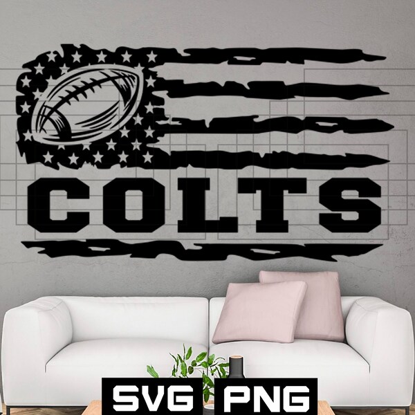 Colts Football Svg File