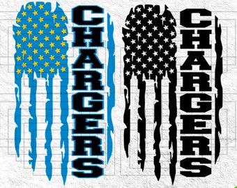 Chargers Football Svg File