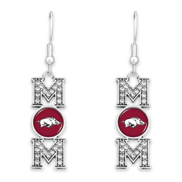 College Vault Arkansas Logo Stud Earrings