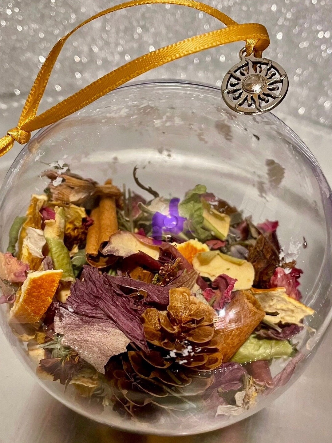 Potpourre Ornament / Seasons Greetings Simmering Potpourri Etsy