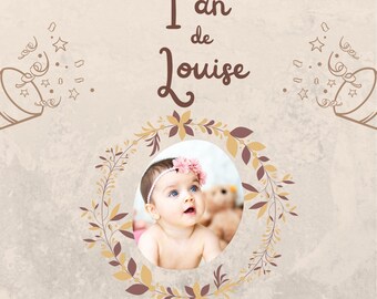 Convite de aniversário personalizado, convite de aniversário personalizável para imprimir, convite de aniversário infantil