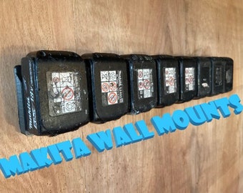 For Makita 18LXT battery wall rack, see listing for size option, caddy and other storage solutions