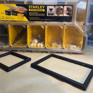 Bin wall hangers for Stanley FATMAX pro organiser
