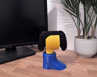 3d Printed Brick Man style console controller holder