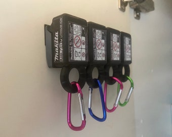 Makita battery inspired key rack