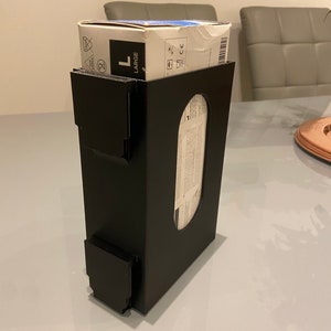 Nitrile disposable glove box Dispenser, battery slide compatible, any brand image 3