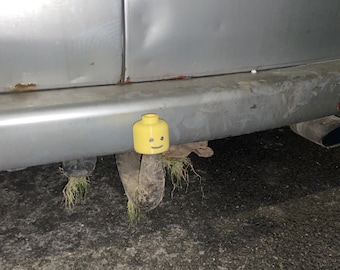 LEGO head inspired tow ball cover