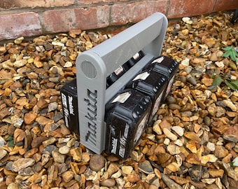 For Makita 6 battery carry caddy case holder, optional Packout feet