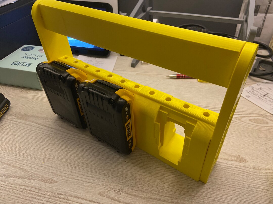 For Dewalt 6 Battery Carry Caddy Case Holder Optional Packout Etsy