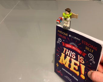 Mini figure compatible bookmark