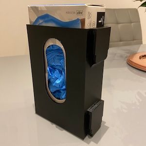 Nitrile disposable glove box Dispenser, battery slide compatible, any brand