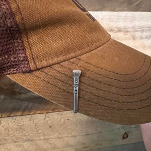 Customized Western Horseshoe Nail Hat Clip 