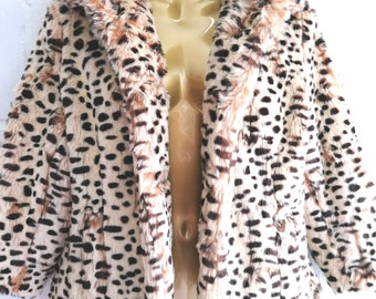 River island leopard fur coat new arrivals