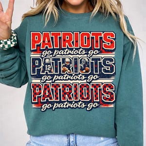 NE Football New England Let's Go sublimation PNG — 300 DPI transparent background, instant digital download