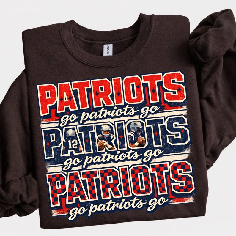 NE Football New England Let's Go sublimation PNG — 300 DPI transparent background, instant digital download