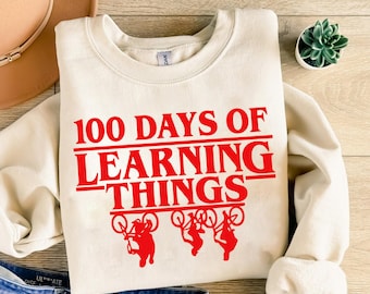 100 Days of Learning Things PNG for Sublimation Gifts, Mama Shirt Design Graphic