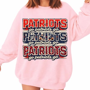 NE Football New England Let's Go sublimation PNG — 300 DPI transparent background, instant digital download