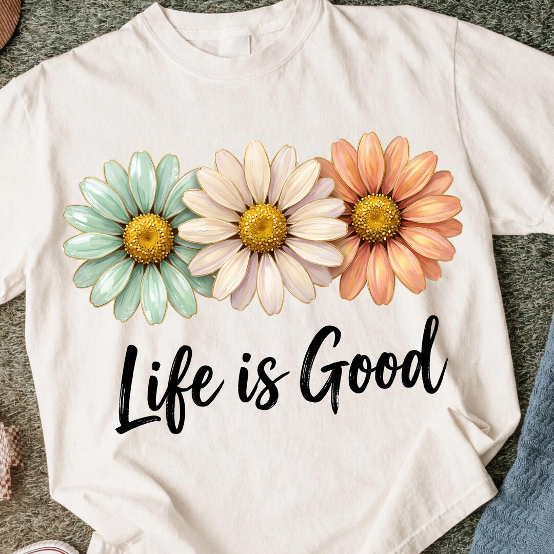 Life is Good PNG for Sublimation Gifts, Retro Vintage Shirt Design ...
