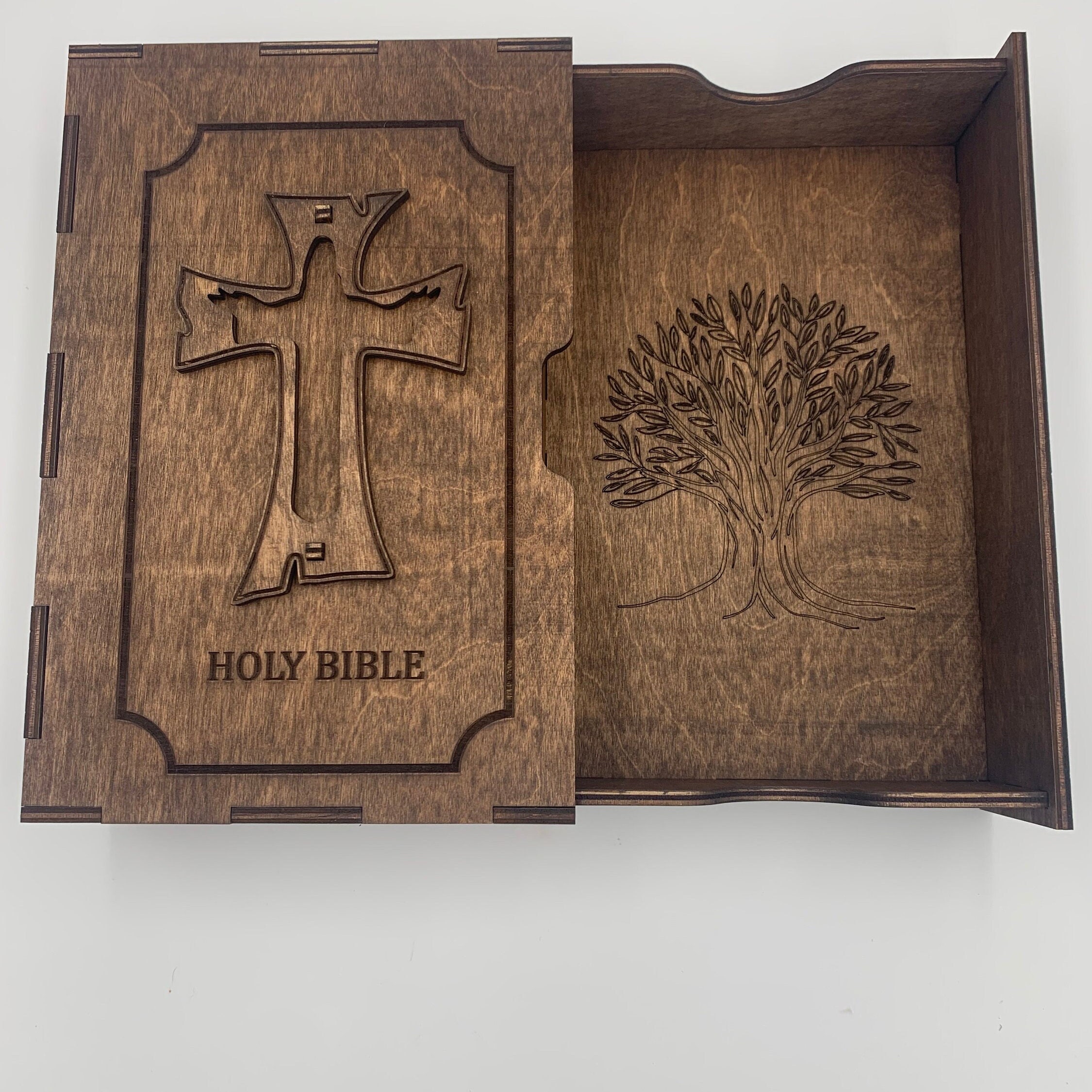 Personalized Handmade Bible Box | Handmade Easter Gift | Custom ...