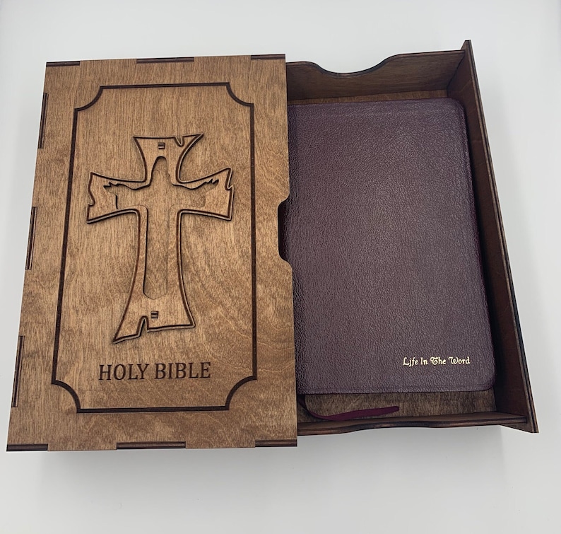 Personalized Handmade Bible Box | Handmade Easter Gift | Custom ...