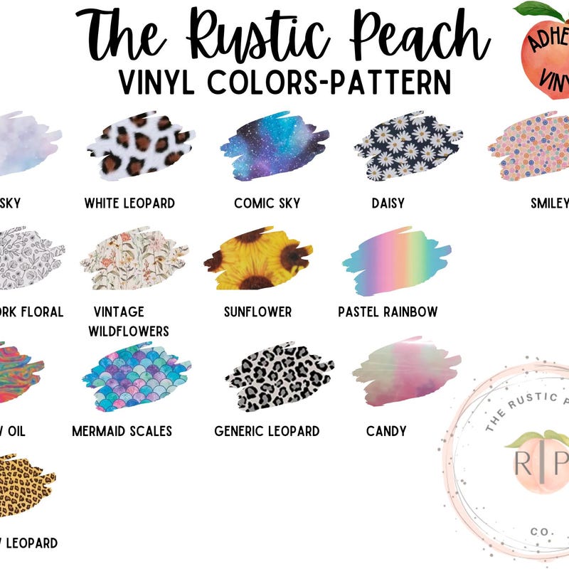Pattern Vinyl - Etsy