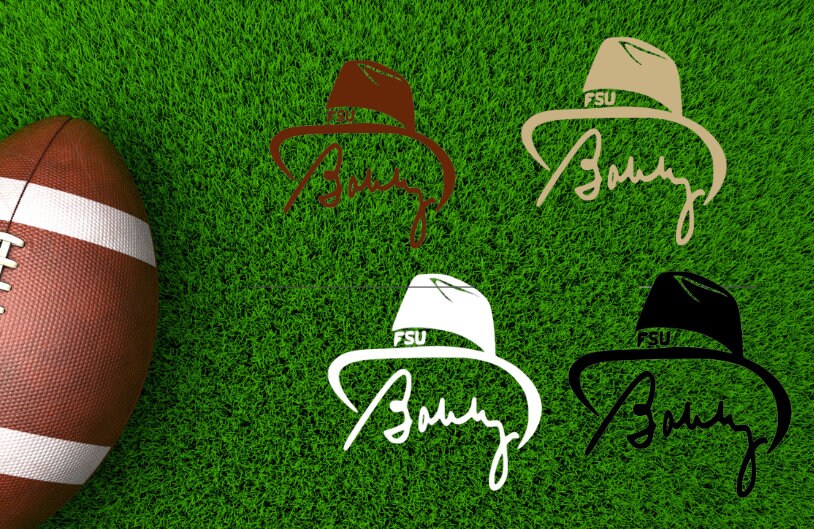 Small Bobby Bowden Tribute Car Decal Bobby Bowden FSU - Etsy