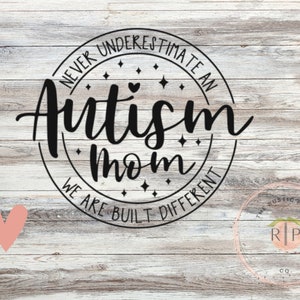 Autism Mom Decal | Perfect for a Car Window, Laptop, Tumbler and More