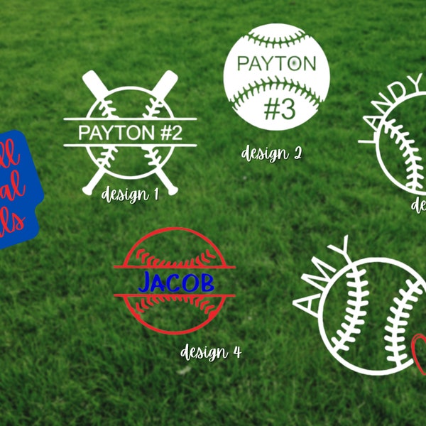 Baseball Decal Etsy