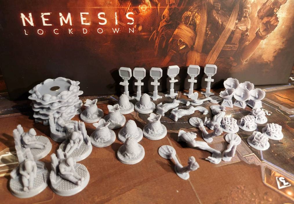 Upgrades Pack Compatibile With Nemesis Lockdown Upgrade Pack 1, Tokens ...