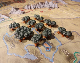 Middle-earth Forest Set – Hand-Painted Trees for War of the Ring