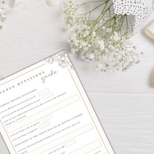 Wedding Vendor Questions Guide | Event Vendor Questions Guide | Wedding ...