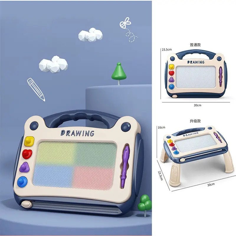 Magnetic Drawing Board Erasable Doodle Board Painting Sketch Pad With Stand  Holder Magnet Pen 4 Stamps Kids Toy  Fruugo IN