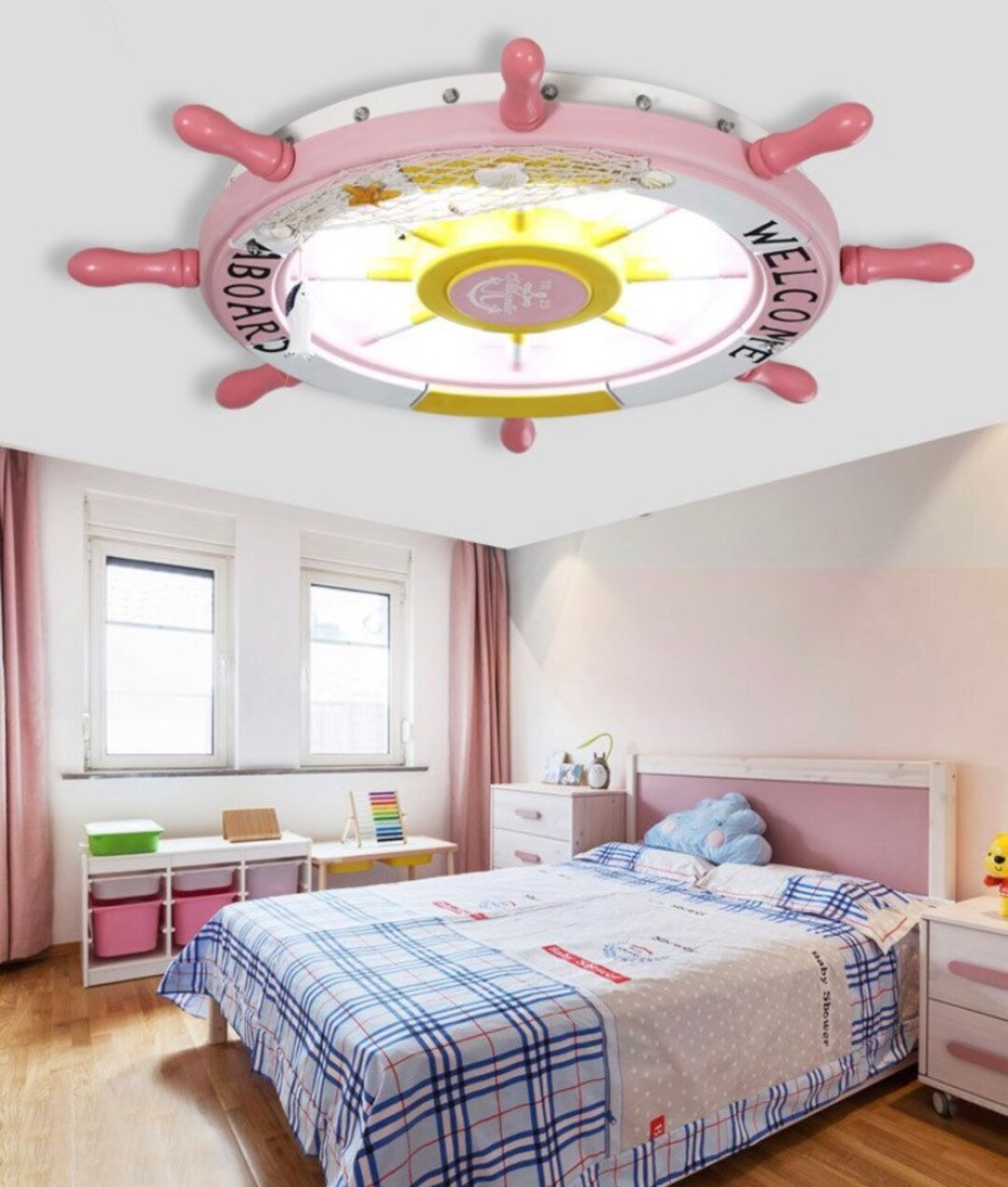 Baby Nursery Ceiling Light Chandelier Kids Room Light Ship Etsy UK