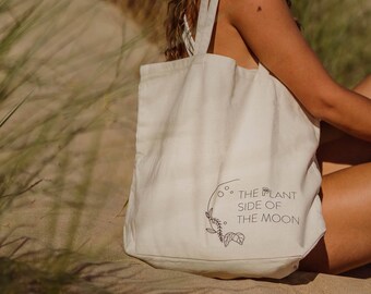 Sac fourre-tout Plant Lover : sac de courses en toile de coton biologique