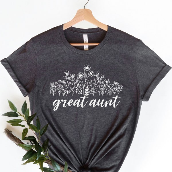 Great Aunt Shirt Gift for Great Aunt New Aunt Shirt Great Aunt Tshirt Pregnancy Announcement Future Great Aunt Future Aunt Gift Aunt Tee