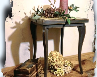 Hocker Blumenhocker Beistelltisch Shabby Landhaus Vintage Möbel