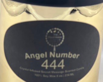 444 Angel Number Secret Message Candle
