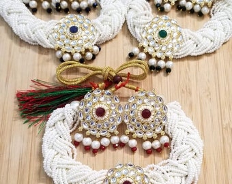 pearls choker red necklace blue pealrs necklace pakistani jewellery indian jewellery for eid kundan necklace for wedding