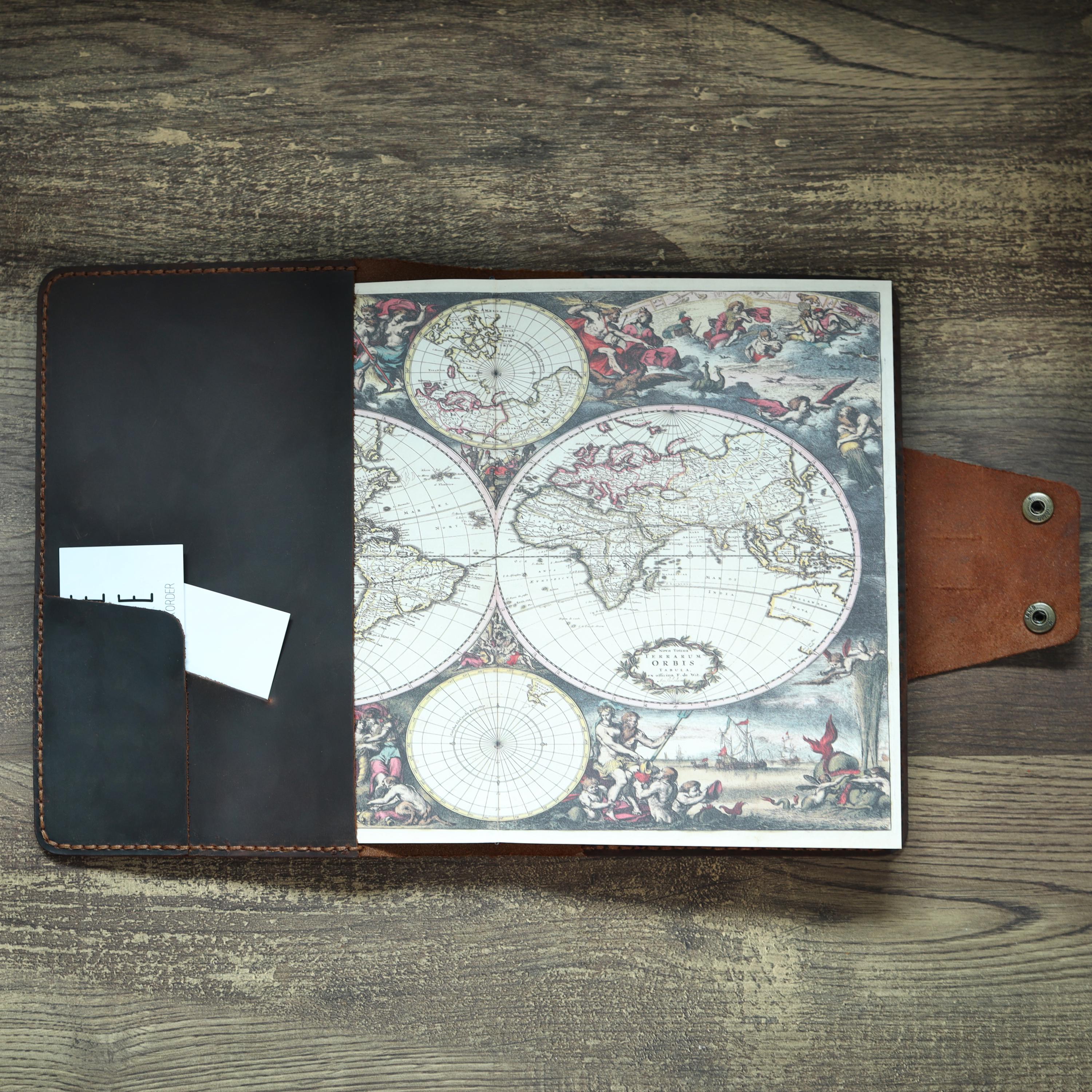 Samurai Notebook Handmade Leather Samurai Journal: Refillable A5 Notebook, Brown/camel ...