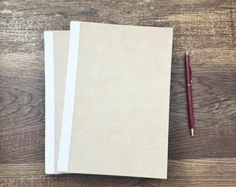 A5 Refill Notebook, Lined Plain Pages, 320 Pages 80gsm Woodfree Paper