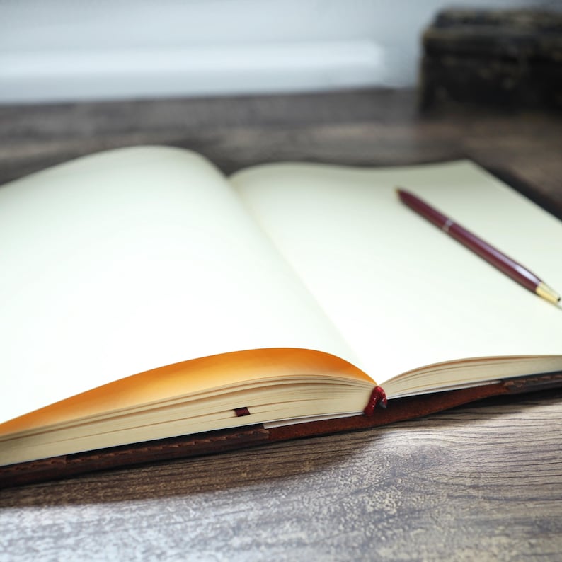Samurai Notebook Handmade Leather Samurai Journal: Refillable A5 Notebook, Brown/camel ...