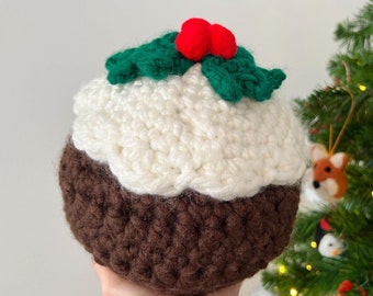 PDF PATTERN - Crochet Christmas Pudding Hanging Decoration